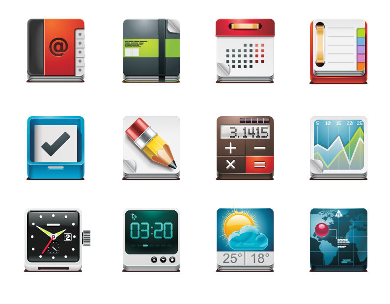 free vector Free App Vector Icon Pack